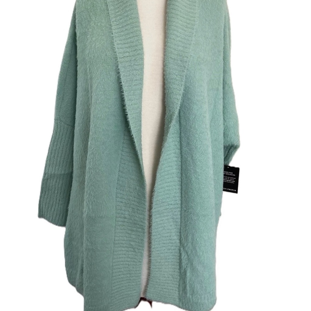 Boston Proper Soft Mint Cardigan
